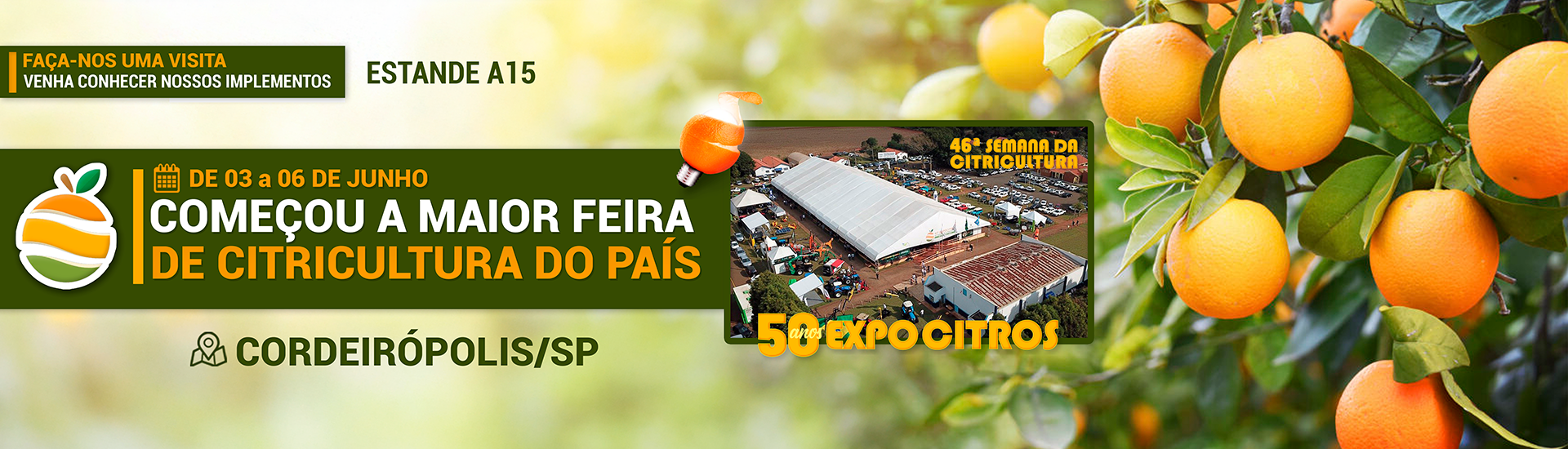 Banner HP Indústria na Expocitros 2025 CAPA
